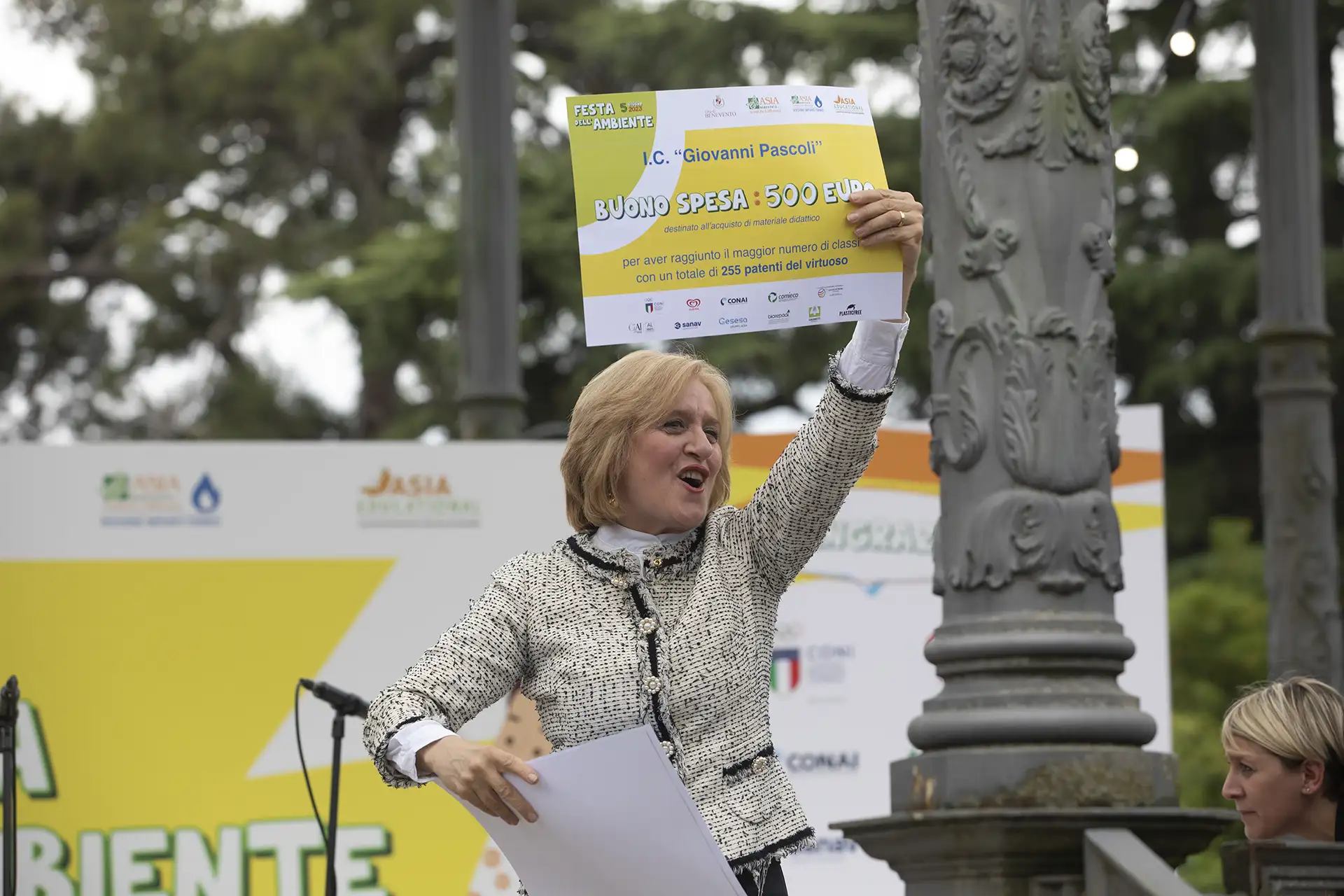 foto inerente alla festa dell'ambiente svolta nel giugno 2023 per asia benevento. Gerardo Taurasi ha progettato l'immagine coordinata e tutti i supporti stampa e digital.