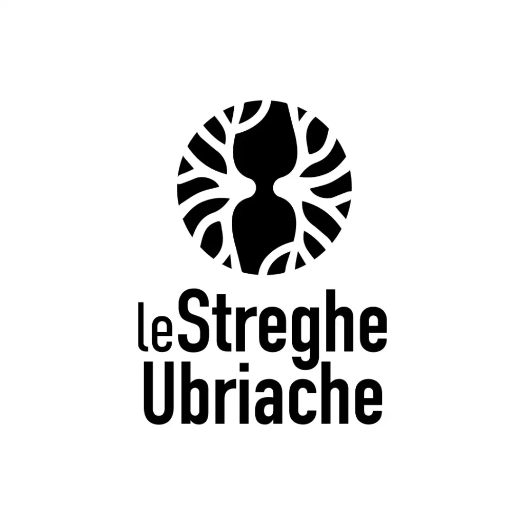 logo in nero del brand streghe ubriache