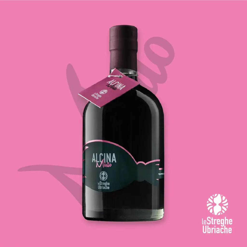 post social instagram creato da gerardo taurasi dove è presente il packaging di un liquore delle streghe ubriache